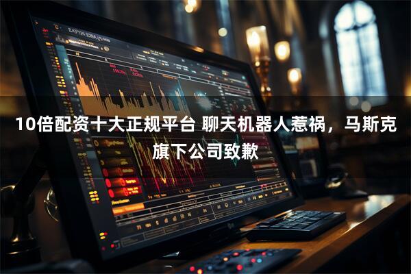 10倍配资十大正规平台 聊天机器人惹祸，马斯克旗下公司致歉